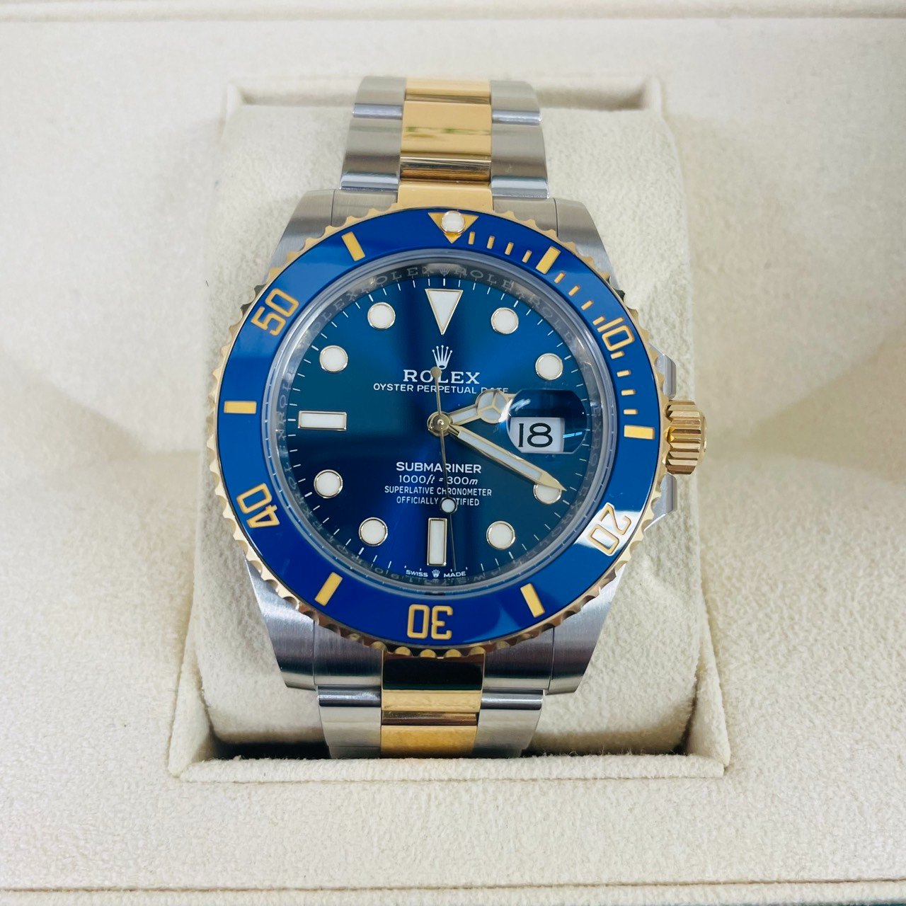 【小布施町の時計買取実績】ロレックス(ROLEX) サブマリーナ 126613LBをお買取りしました|ブランドショップサンクス須坂店