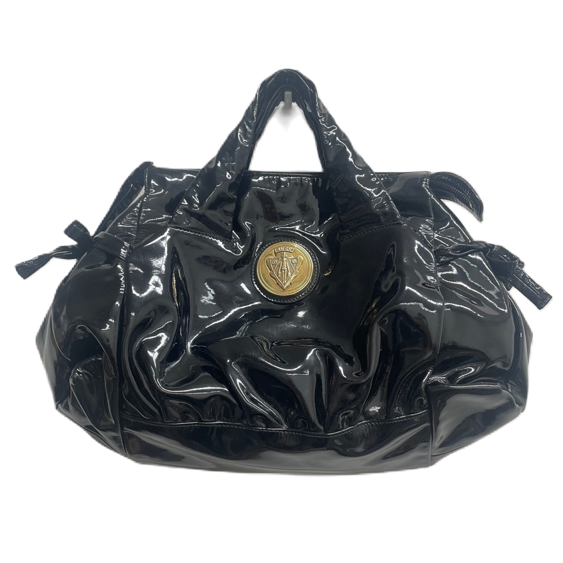 【須坂市のブランド品買取実績】グッチ(GUCCI) ヒステリア エナメル ハンドバッグをお買取りしました|ブランドショップサンクス須坂店